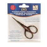 Embroidery Scissors - Marbleized Golden Copper (image for) Embroidery Scissors - Marbleized Golden Copper